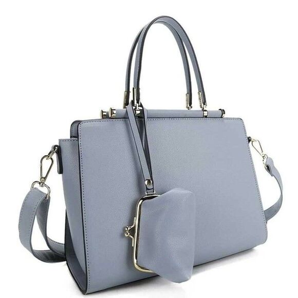 Unbranded Handbags - Squarish 2 Pack Women Handbag Set, Top Handle Bags Set, Tote Bag